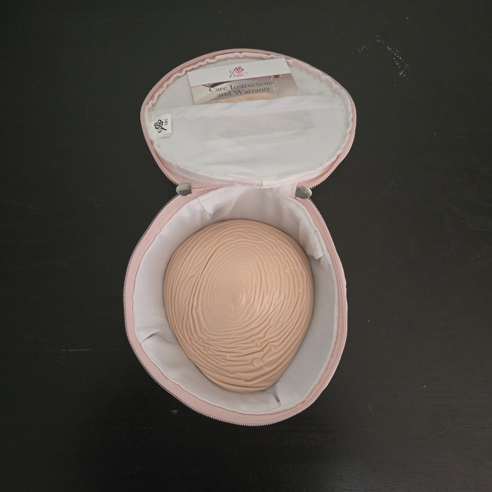 ABC American Breast Care 1032 Blush Oval Breast Form Sz 6